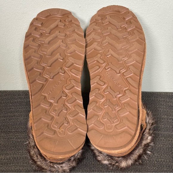 Bearpaw Konnie Winter Booties Ankle Boots Shoes-Brown-Suede-Women Size 6 - Picture 10 of 11